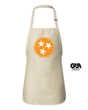 Tennessee flag tri-star full length pocket apron