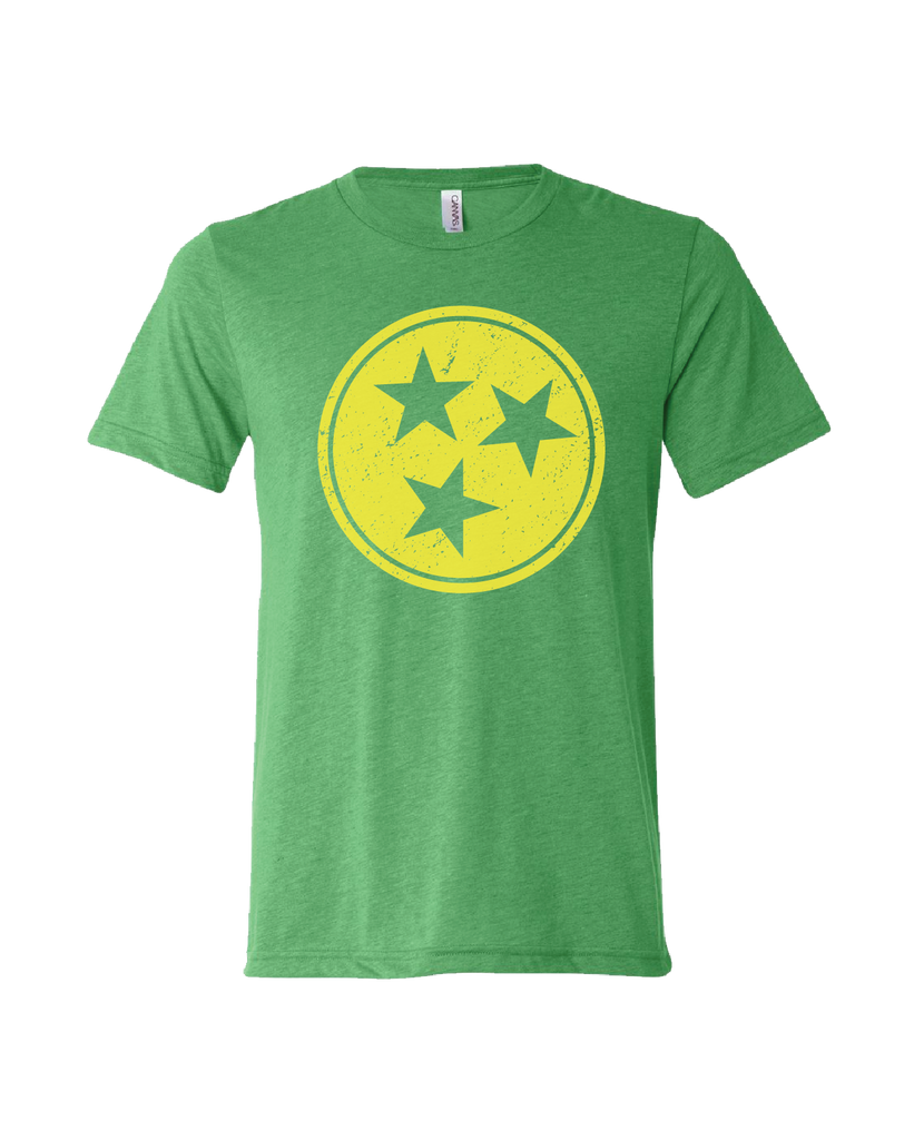 Tri star Tennessee Flag TN t-shirt :: variety of colors in Men's tees
