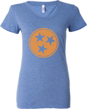 Ladies Tri star TN flag t-shirt :: 3 color options