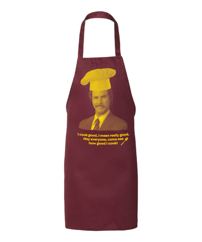 Ron Burgundy Anchorman grilling apron