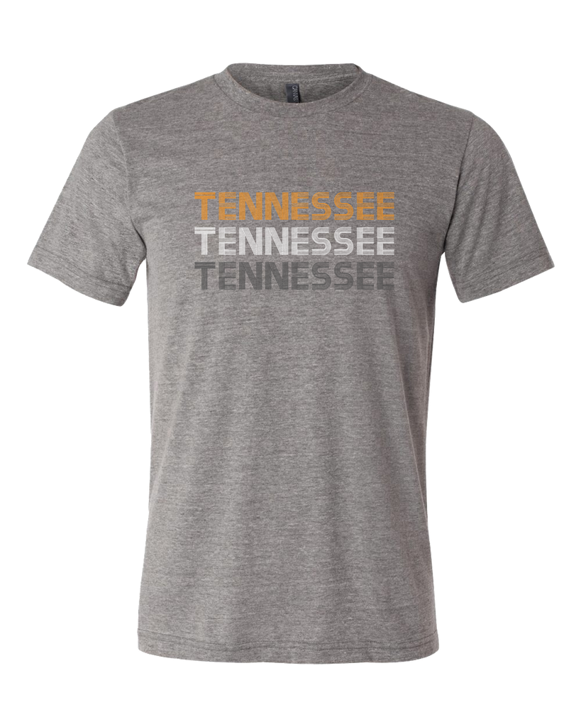 Tennessee Orange, white and gray t-shirt