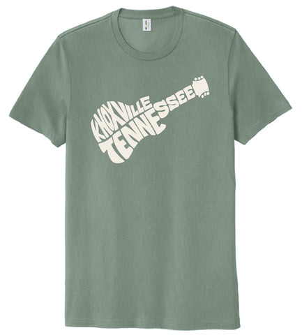 Knoxville Guitar t-shirt - 100% Organic Cotton