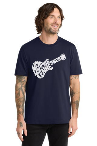Memphis Guitar t-shirt - 100% organic cotton