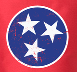 Tennessee flag tri-star full length pocket apron