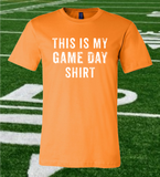 Tennessee Football shirt, orange, at least there's beer