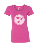 Ladies Tri star TN flag t-shirt :: 3 color options