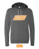 Tennessee state outline shirt, orange and white