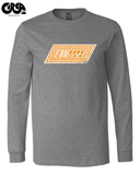 Tennessee state outline shirt, orange and white