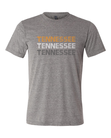 Tennessee Orange, white and gray t-shirt