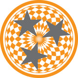 Tri-star sticker 3 star Tennessee sticker