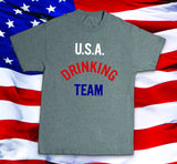 U.S.A. Drinking Team t-shirt and tank top