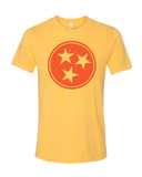 Tri star Tennessee Flag TN t-shirt :: variety of colors in Men's tees